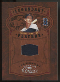 2005 Donruss Classics Ted Williams Legendary Players Game-Used Relic /25 #LP-42