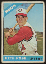 1966 Topps Pete Rose #30 Poor (Creases) "B"