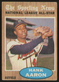 1962 Topps Hank Aaron All Star #394 F/G (Crease)