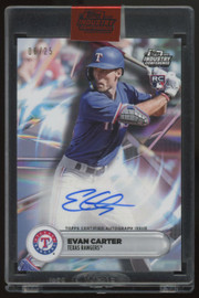 2024 Topps Industry Conference Evan Carter RC Auto /25 #A-EC