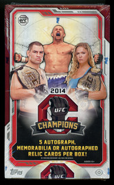 2014 Topps UFC Champions Hobby Box Factory Sealed
