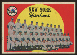 1959 Topps New York Yankees Team #510 EX (Indent)