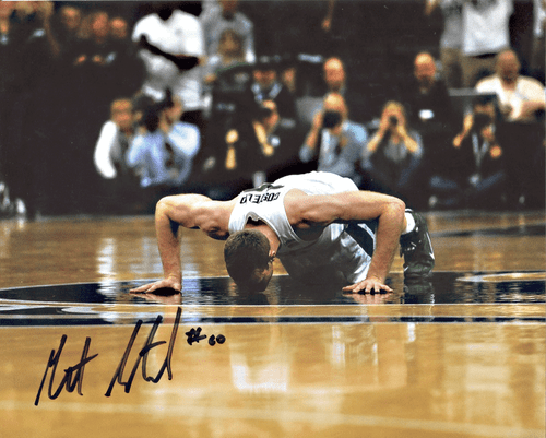 Matt Costello Kissing The Floor At The Breslin Autographed 11x14 Photo