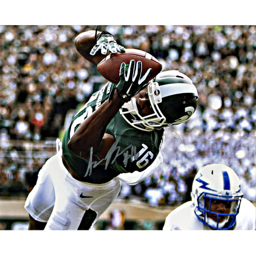 Aaron Burbridge Autographed Diving Catch vs. Air Force - Gloss Metallic 8x10