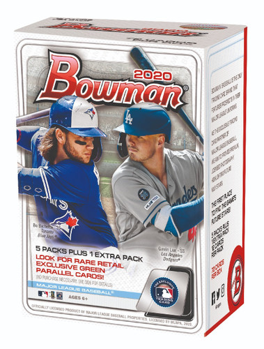 2020 Bowman Baseball Retail Blaster Box ~ 6 Packs of 12 Cards