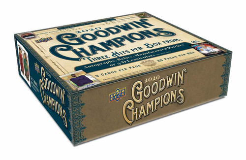 2020 Upper Deck Goodwin Champions Hobby Box