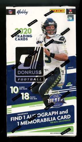 2020 Panini Donruss Football Hobby Box Factory Sealed