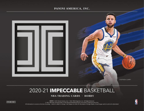 SOLD 10809 2020/21 Panini Impeccable Basketball Hobby Box