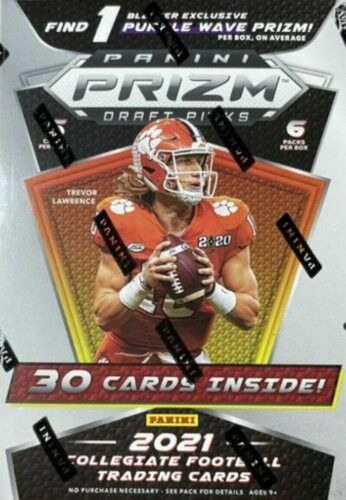 2021 Panini Prizm Draft Picks Football 6-Pack Blaster Box