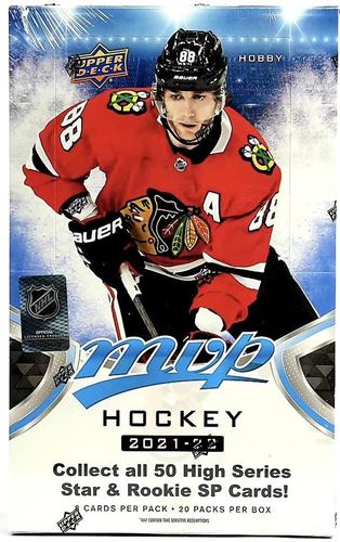 2021/22 Upper Deck MVP Hockey Hobby Box