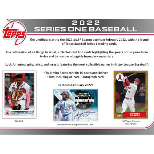 2022 Topps Series 1 Baseball Hobby Jumbo Box