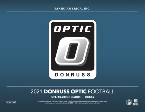 2021 Panini Donruss Optic Football Hobby 12-Box Case