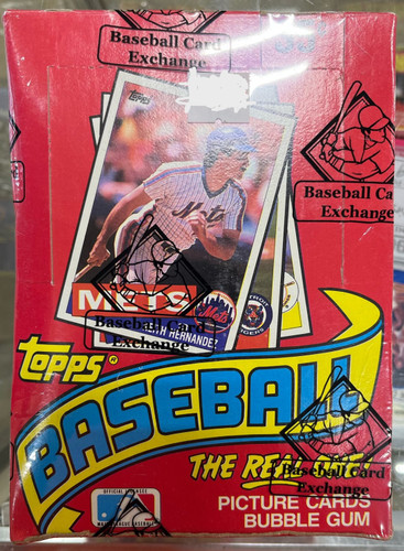 1985 Topps Baseball Wax Box BBCE Wrapped Sealed
