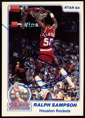 1984 Star Co. Ralph Sampson AS #8 Auto JSA