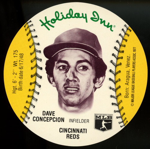 1977 Holiday Inn Dave Concepcion MSA Disc