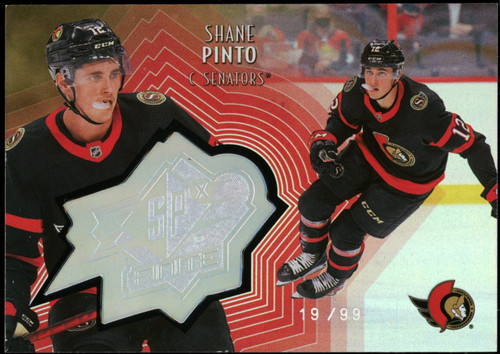 2021/22 Upper Deck Extended Shane Pinto SPx Finite/99