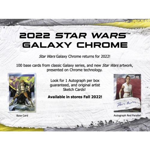 2022 Topps Star Wars Galaxy Chrome Hobby Box