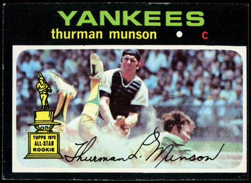 1971 Topps Thurman Munson #5 EX O/C