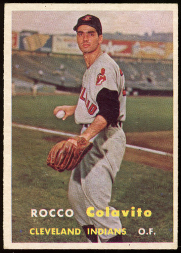 1957 Topps Rocky Rocco Colavito RC #212 EX/MT