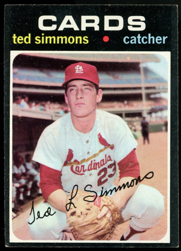 1971 Topps Ted Simmons RC #117 EX