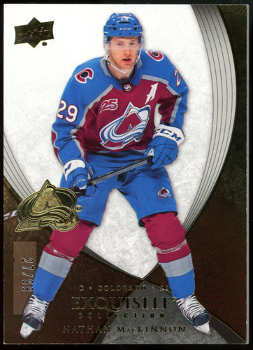 2021/22 Exquisite Collection Nathan MacKinnon /99 #07V-NM