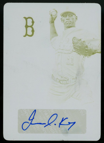 2015 Contenders James Kaprielian Yellow Printing Plate Auto 1/1