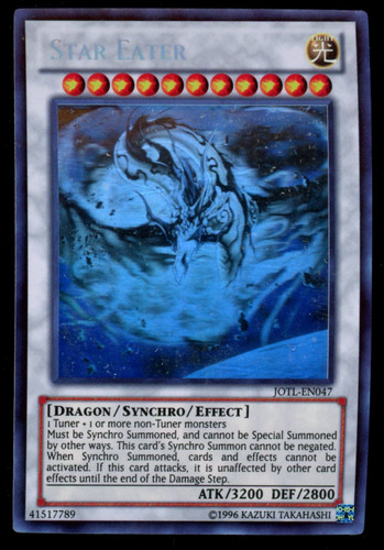 Yugioh Star Eater Ghost Rare #JOTL-EN047