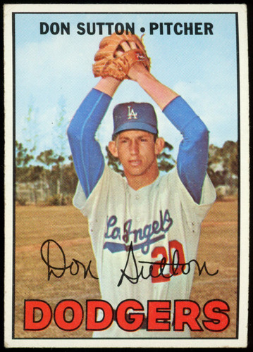 1967 Topps Don Sutton #445 EX "B"