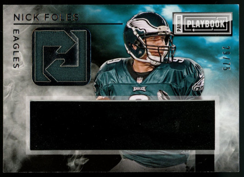 2014 Playbook Nick Foles Patch Auto /75 #18