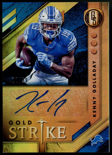 2018 Gold Standard Kenny Golladay Gold Strike Auto /99