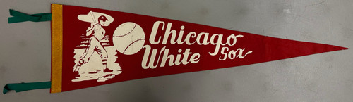 Chicago White Sox Pennant Red/White Green Tassles