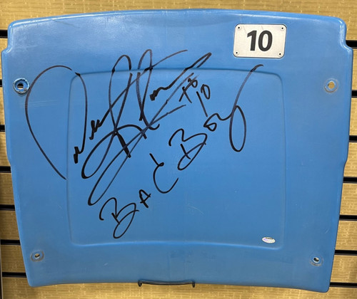 Dennis Rodman Signed Inscribed Pontiac Silverdome Seat Back Schwartz