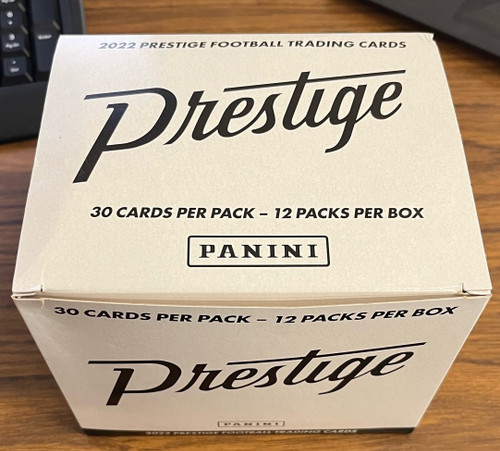 2022 Panini Prestige Football Jumbo Value Pack Box
