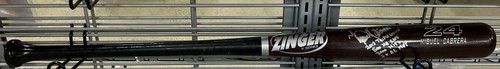 Miguel Cabrera Game Used Signed Autographed Inscribed Zinger Bat PSA GU 9.5