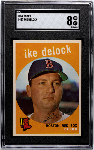 1959 Topps Ike Delock #437 SGC 8