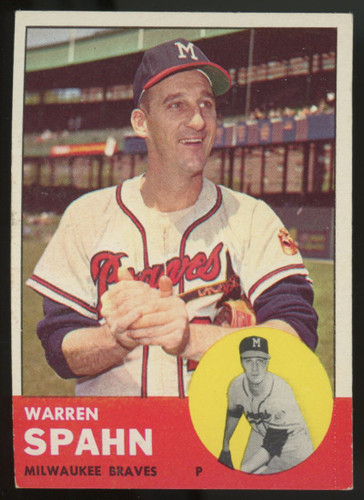 1963 Topps Warren Spahn #320 EX/MT