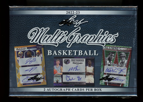 2022/23 Leaf Multigraphics Basketball Hobby Box