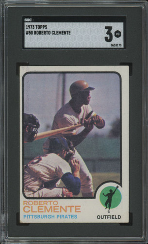 1973 Topps Roberto Clemente #50 SGC 3