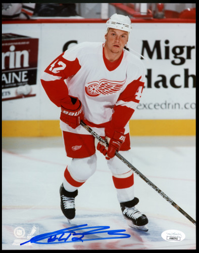 Sean Avery Signed Autographed 8x10 Red Wings JSA AK60742