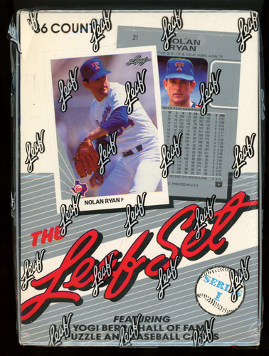 1990 Leaf Series 1 Baseball Box Factory Sealed