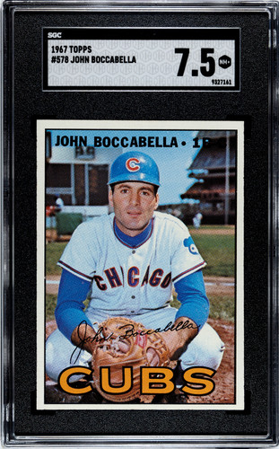 1967 Topps John Boccabella #578 SGC 7.5