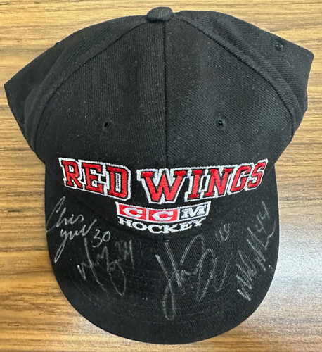 Zetterberg /Osgood/Legace/Mowers Signed Autographed Hat JSA AK60528