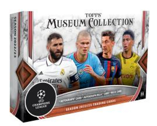 2022-23 Topps Museum Collection UEFA Soccer 12-Box Hobby Case