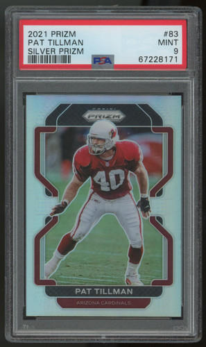 2021 Prizm Pat Tillman Silver #83 PSA 9