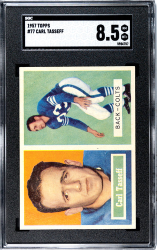 1957 Topps Carl Tasseff #77 SGC 8.5