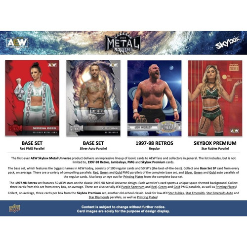 2022 Upper Deck AEW Skybox Metal Universe Wrestling Case (16)