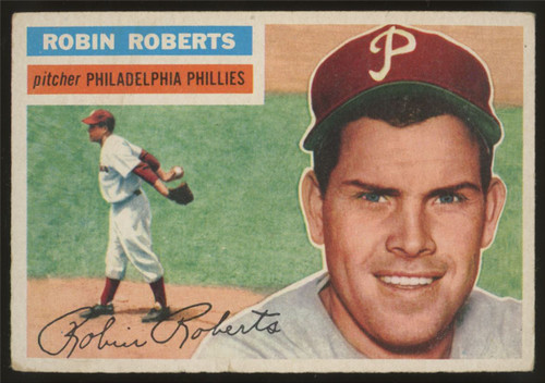 1956 Topps Robin Roberts #180 VG/EX