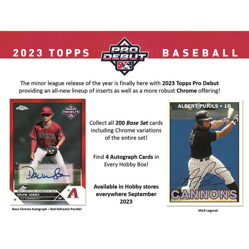 2023 Topps Pro Debut Baseball Hobby Box Case (12)