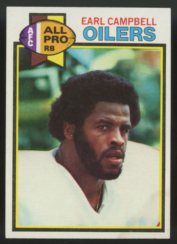 1979 Topps Earl Campbell RC #390 EX+ (Stained)