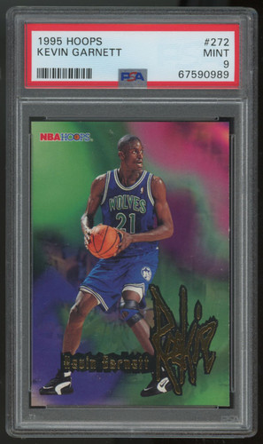 1995-96 Hoops Kevin Garnett RC #272 PSA 9